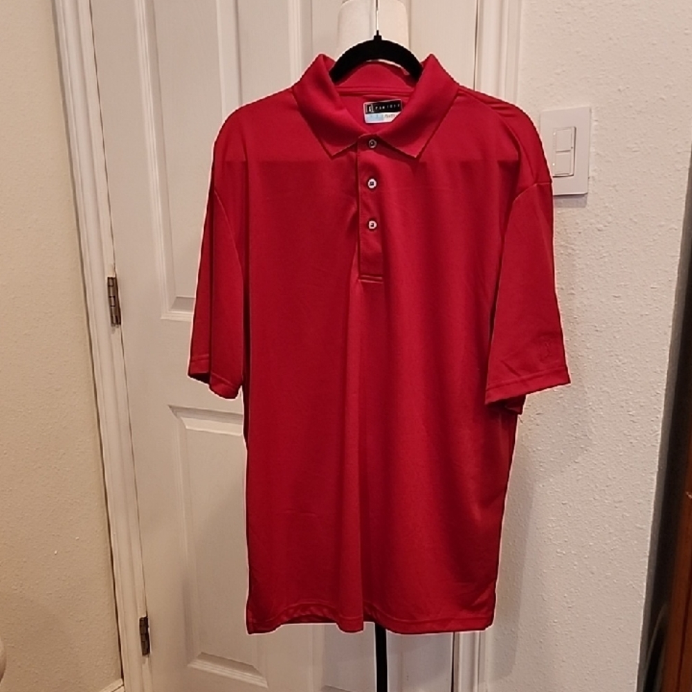 PGA Tour Airflux, Red Polo Shirt XL